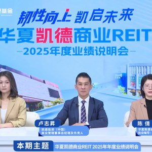 华夏凯德商业REIT2025年度业绩说明会丨REITs新视线