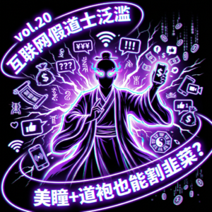 vol.20 互联网假道士泛滥|美瞳+道袍也能割韭菜?