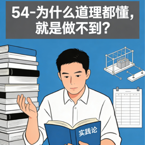 54-为什么道理都懂,就是做不到?