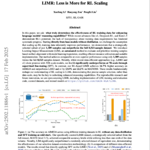 【第201期】LIMR:训练数据智能选择