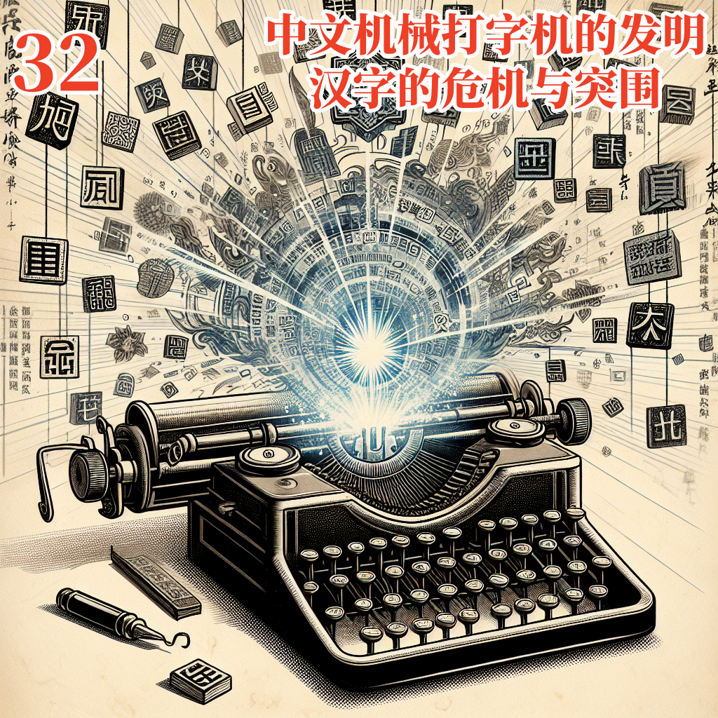 cover of episode Vol.32 中文机械打字机的发明，汉字的危机与突围