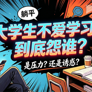 007大学生不爱学习了，到底怨谁？