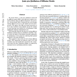 【第276期】(中文)Scale-wise Distillation