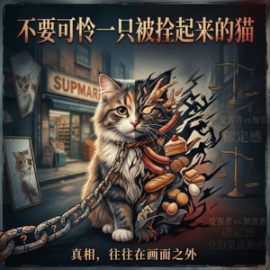 不要可怜一只被拴起来的猫