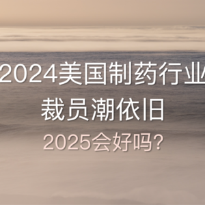 2024美国制药裁员潮依旧，2025年会好吗？