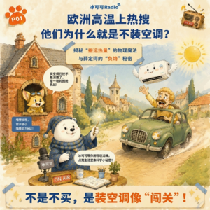 Vol.16【科普】欧洲高温上热搜，为什么就是不装空调？揭秘“搬运热量”的物理魔法