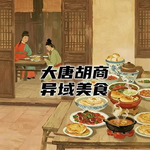 大唐西市的胡商驼队，夜宿客栈时桌上摆着哪些异域美食？#助眠 #助眠故事 #睡前故事