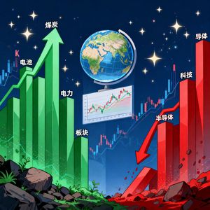 4月21日：煤炭、电力、电池板块逆势大涨