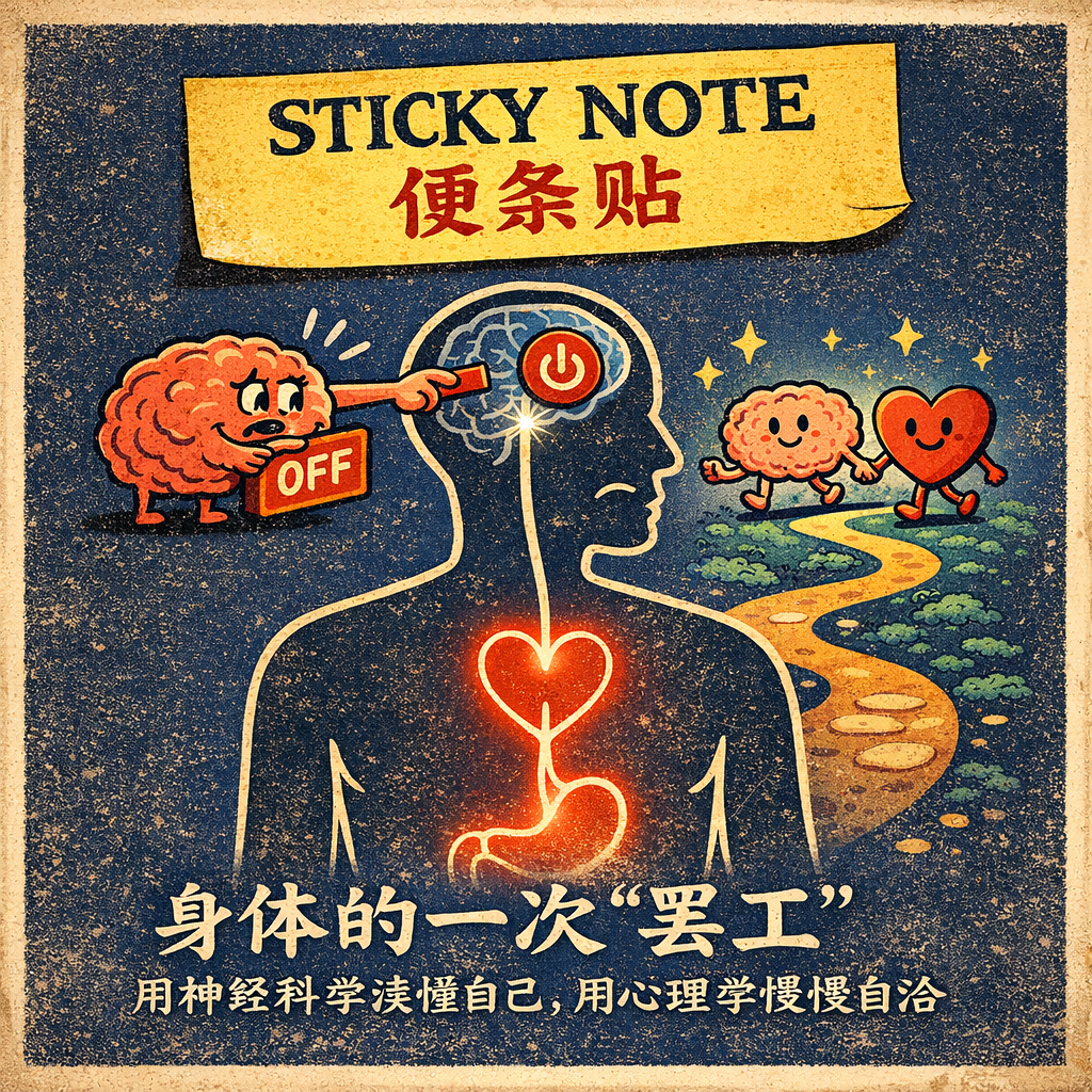 1：身体的一次“罢工”：用神经科学读懂自己，用心理学缓慢自洽 episode artwork