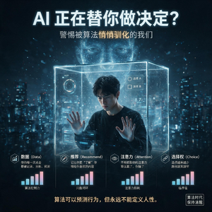 AI 正在替你做决定?警惕被算法悄悄驯化的我们