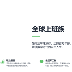 055《全球上班族》如何边环球旅行，边赚百万年薪