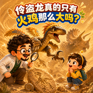 E24-伶盗龙真的只有火鸡那么大吗?|恐龙与史前生命