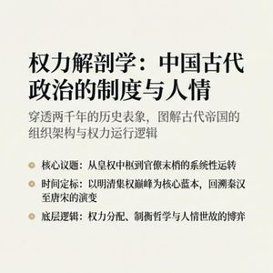 权力的游戏，两千年前就玩明白了——让你看懂中国式博弈