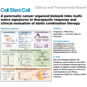 661-胰腺癌类器官生物样本库与多组学临床药理研究