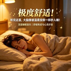 极度舒适！听完这首，大脑像被温柔按摩一样秒入睡！深度睡眠音乐｜舒缓焦虑与心灵疗愈