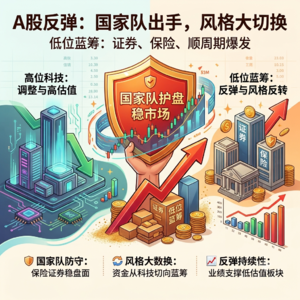 0701-A股反弹：科技调整与证券、保险、顺周期反转