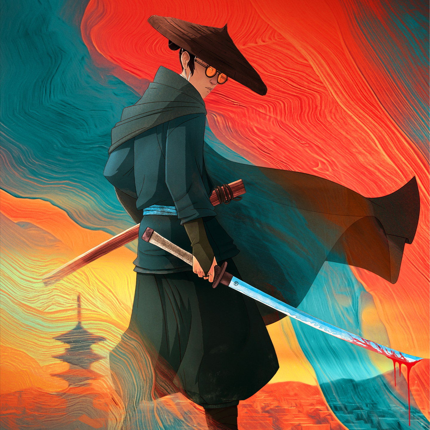 049）不错听：《Blue Eye Samurai (Mizu Suite)》（来自《碧眼武士》） episode artwork