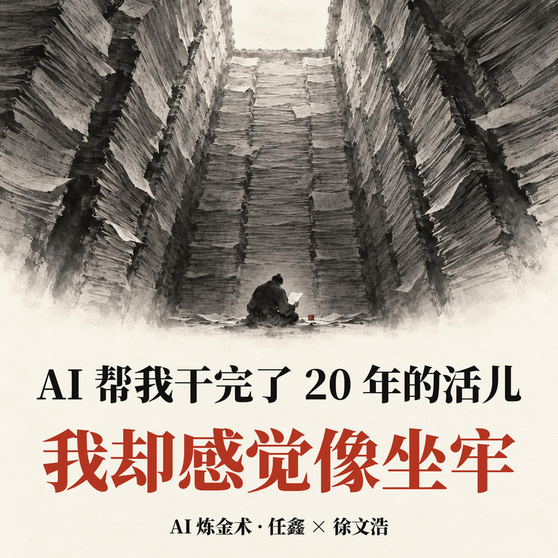 AI 帮我干完了 20 年的活儿,我却感觉像坐牢 Episode cover