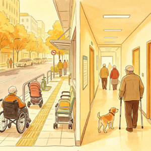 城市规划设计：场地布局与无障碍通行