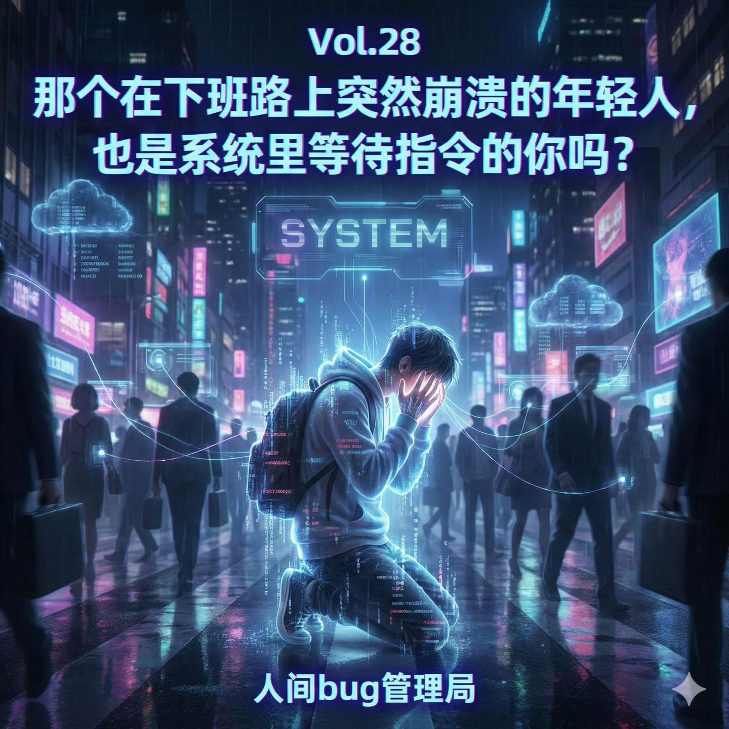 Vol.28 《那个在下班路上突然崩溃的年轻人，也是系统里等待指令的你吗？》 episode artwork