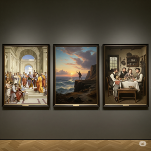 新古典注意、浪漫主义、现实主义：西方艺术思想“三幕剧”里的真理追问