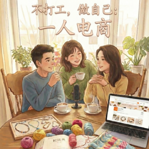 EP16：手工艺品电商，一人企业：如何不打工，不内耗，享受当下