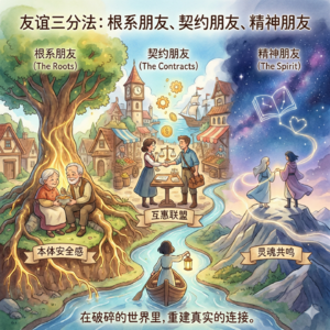 友谊三分法：根系朋友、契约朋友、精神朋友
