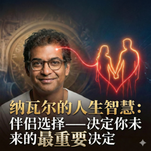 Vol.04 | 纳瓦尔：拒绝“简历式”恋爱，去寻找那个内心平静的“独立疯子”