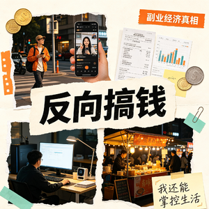 「反向消费」之后，年轻人开始「反向搞钱」：副业经济真相。