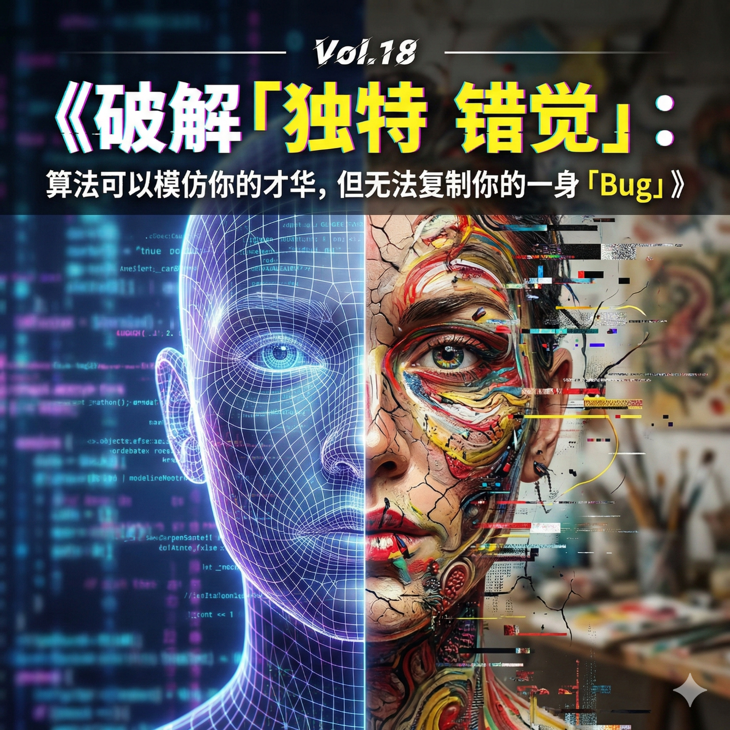 Vol.18 《破解「独特性错觉」：算法可以模仿你的才华，但无法复制你的一身「Bug」》 episode artwork