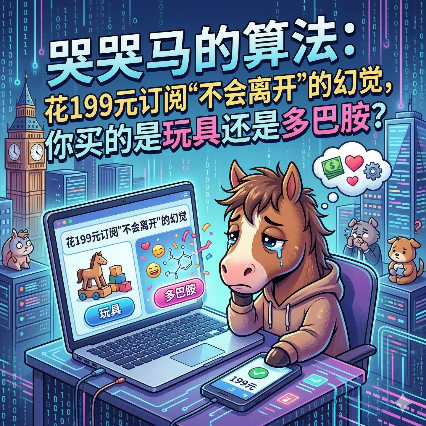 Vol.48 《哭哭马的算法：花199元订阅“不会离开”的幻觉，你买的是玩具还是多巴胺？》 episode artwork