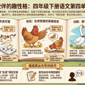 四年级下册语文第四单元-猫鸡鹅的硬核生存密码