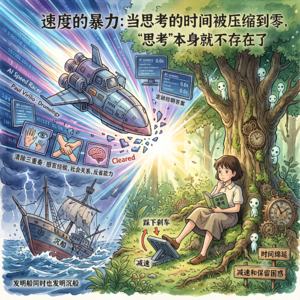 速度的暴力:当思考的时间被压缩到零,“思考”本身就不存在了