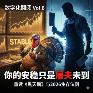 Vol.08 你的安稳只是屠夫未到?重读《黑天鹅》与2026生存法则