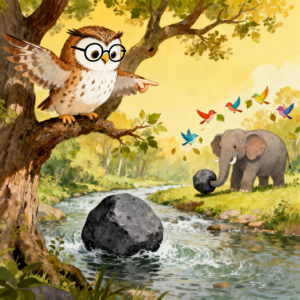 E57 夜晚小博士咕咕的智慧冒险