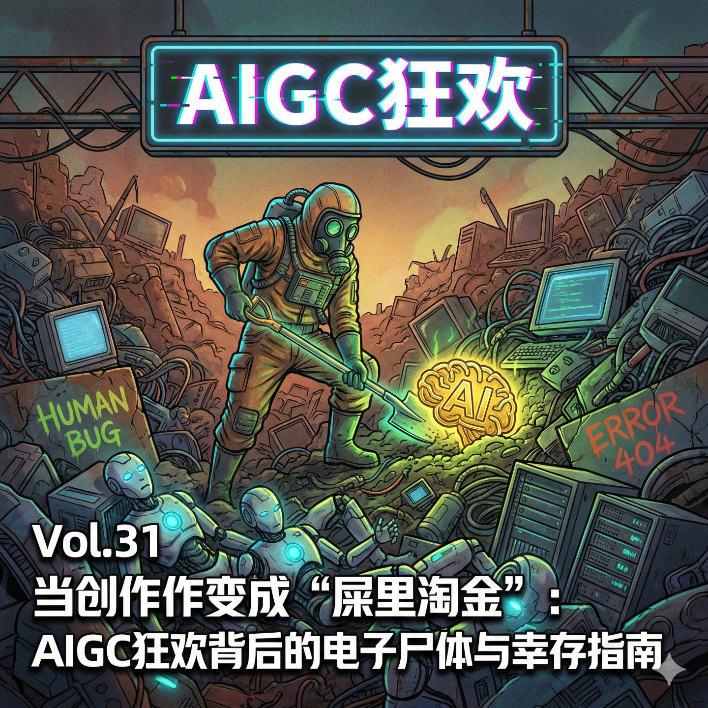 Vol.31 《当创作变成“屎里淘金”：AIGC狂欢背后的电子尸体与幸存指南》 episode artwork