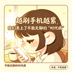 EP34｜越刷手机越累：我们患上了不敢无聊的“时代病”