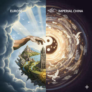 创世还是生成：中世纪欧洲与古代中国的世界观碰撞