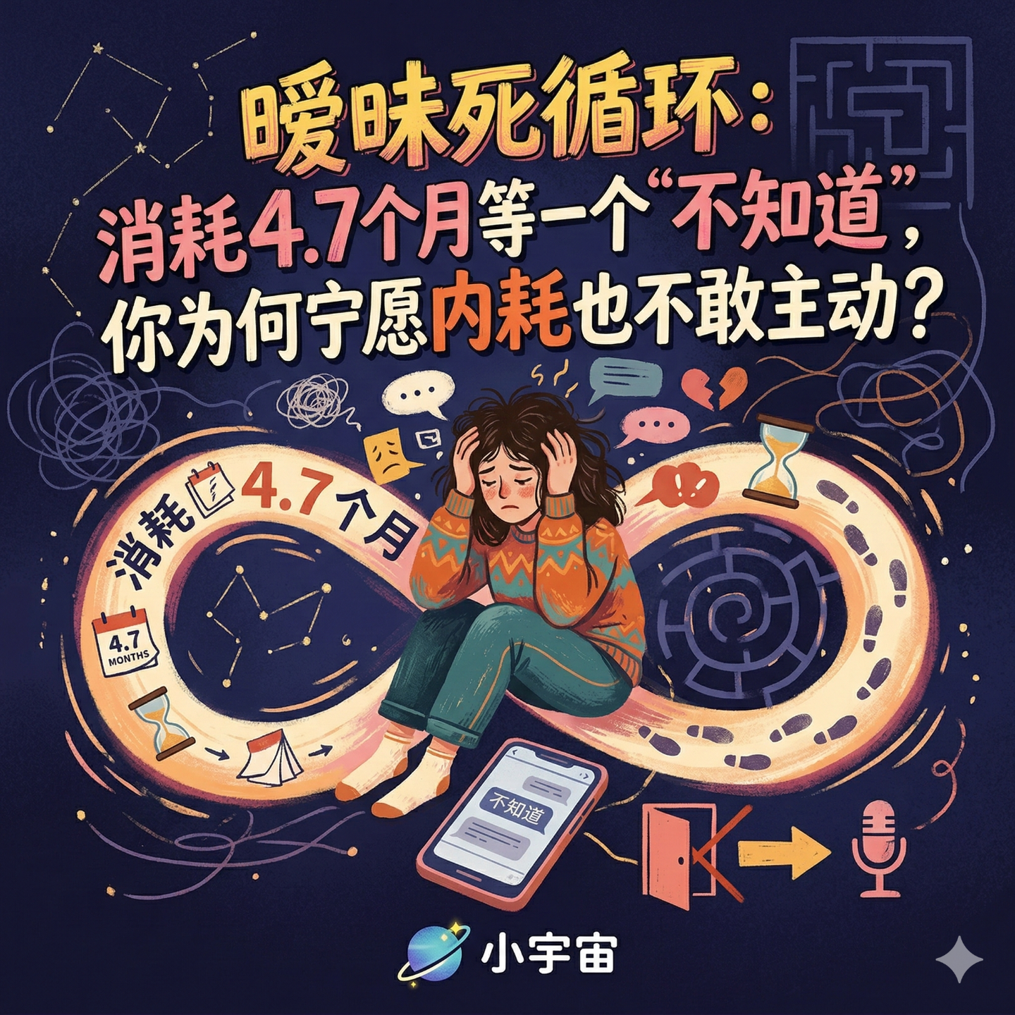 升级更新 Vol.46《暧昧死循环：消耗4.7个月等一个“不知道”，你为何宁愿内耗也不敢主动？》 episode artwork