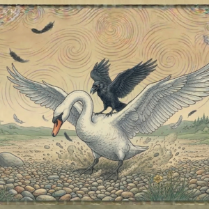 天鹅与乌鸦 | The Swan and the Crow | 英中双语故事