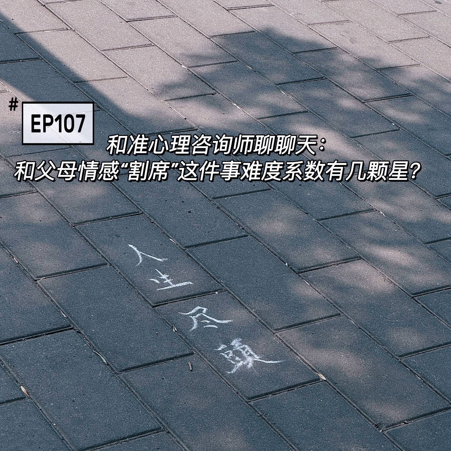 cover of episode EP107和准心理咨询师聊聊天：和父母情感“割席”这件事难度系数有几颗星？