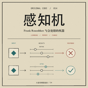 感知机:Frank Rosenblatt 与会犯错的机器 | 大语言模型前史04
