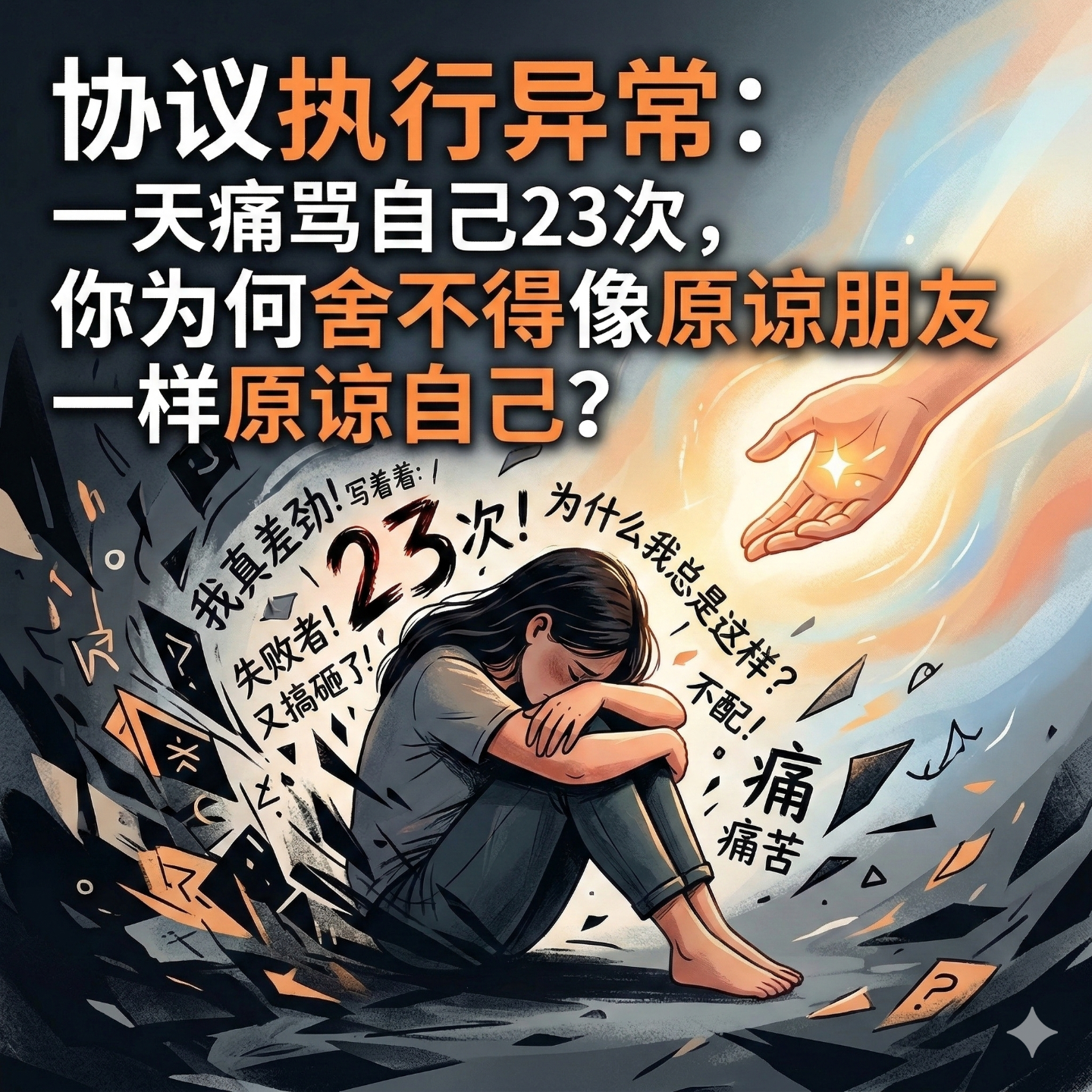 Vol.42 《协议执行异常：一天痛骂自己23次，你为何舍不得像原谅朋友一样原谅自己？》 episode artwork