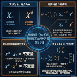 《基于对称性的物理学》第12课-旋量形式体系和范德瓦尔登记号