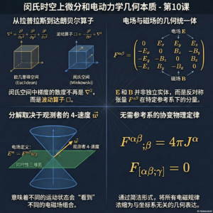 《现代经典物理学》第10课-闵氏时空上微分和电动力学几何本质