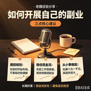 如何开展自己的副业？