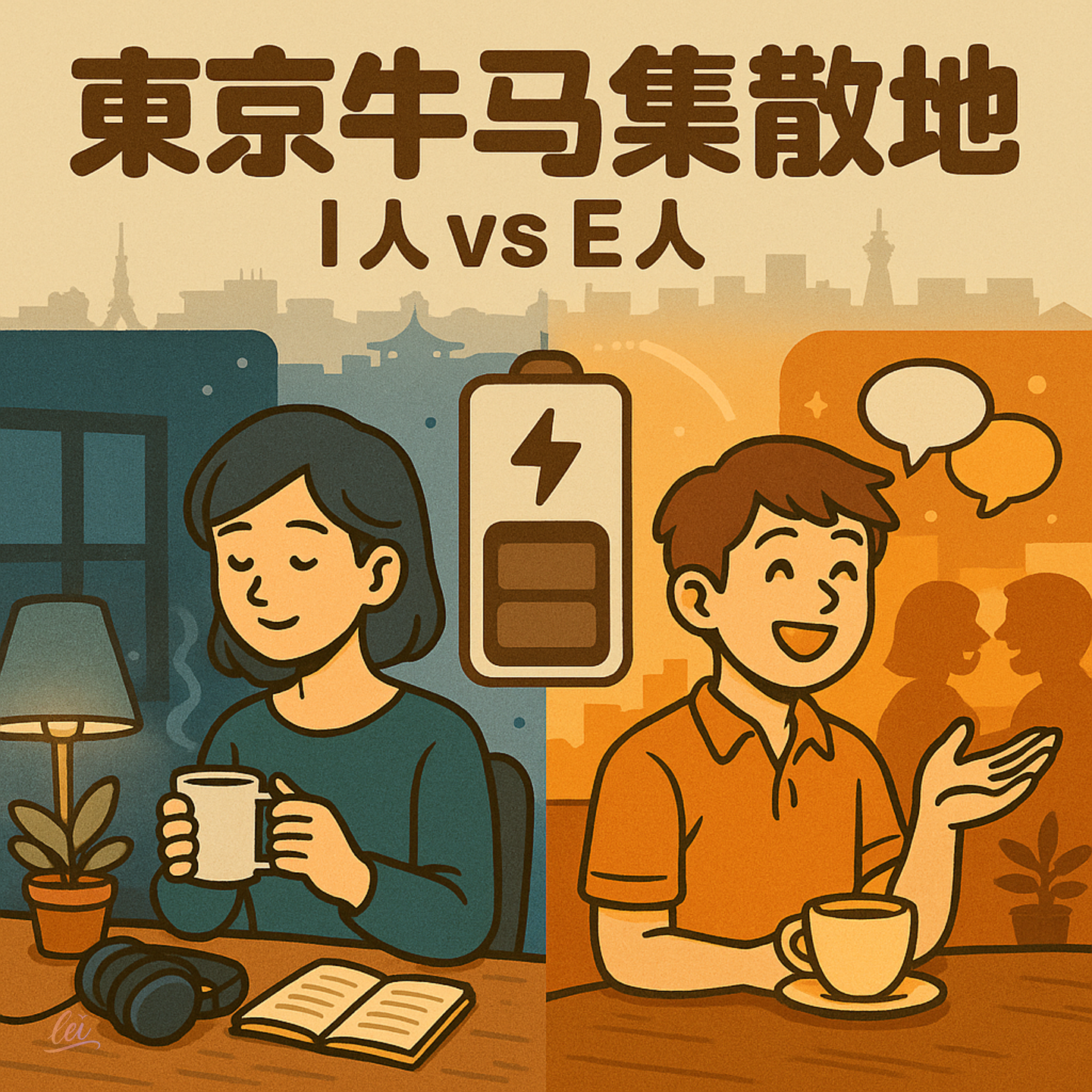 Vol.015 I人 vs E人：东京生存手册｜牛马电量从哪里来？⚡️ episode artwork
