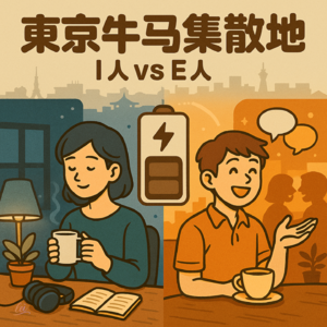 Vol.015 I人 vs E人:东京生存手册|牛马电量从哪里来?⚡️
