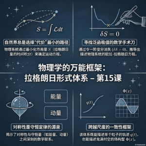 《基于对称性的物理学》第15课-物理学的万能框架：拉格朗日形式体系