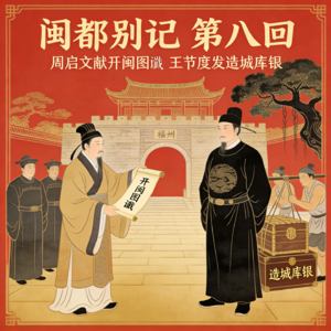 第八回《周启文献开闽图谶 王节度发造城库银》